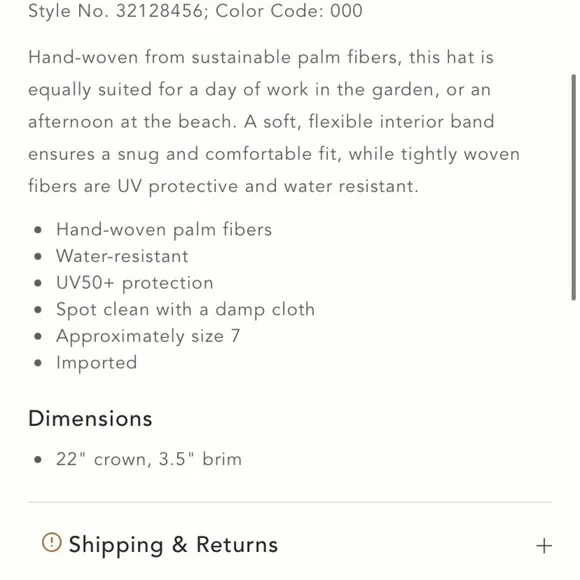 COPY - Anthropologie Tula Somerset woven Palm Straw Cloche Summer Hat w/Black R… - Picture 7 of 11